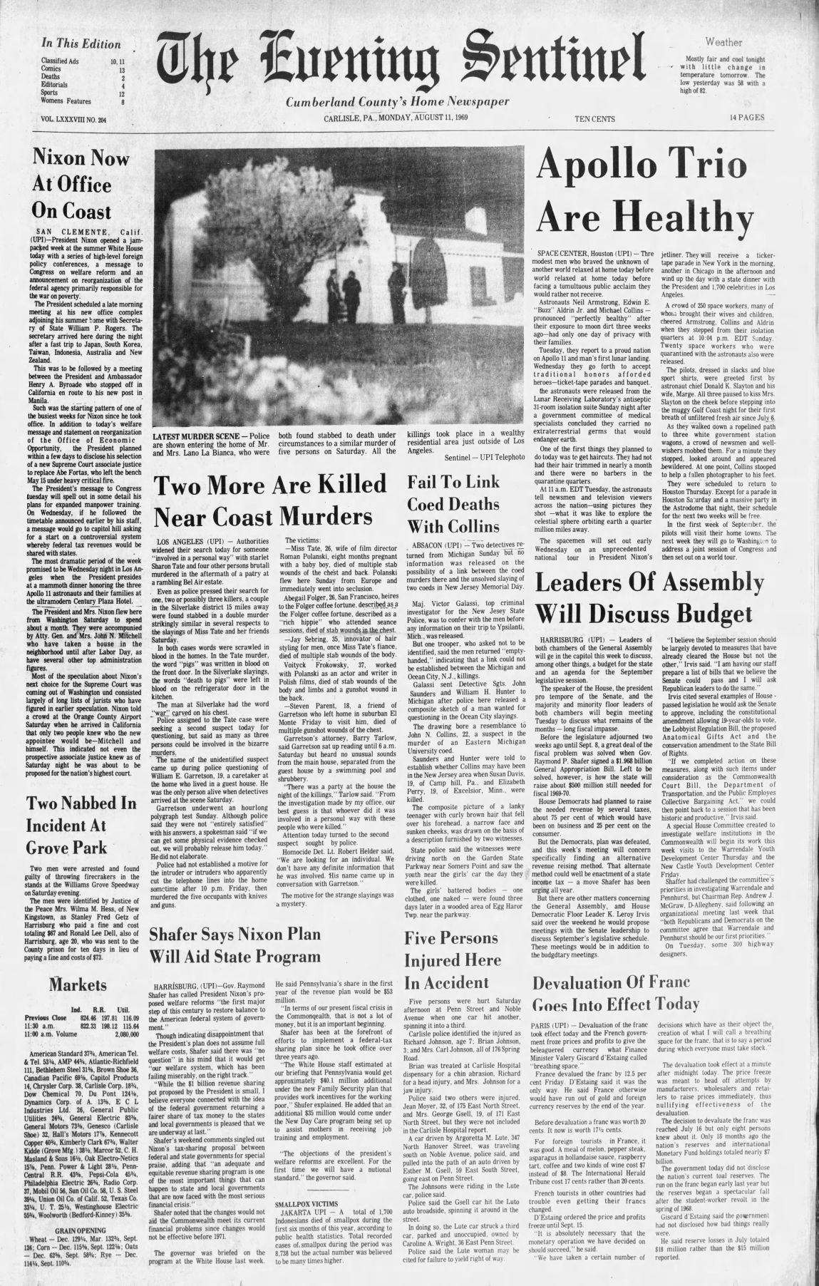 Aug. 11, 1969: The Sentinel